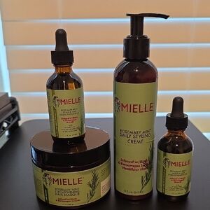 Mielle Rosemary Mint Hair Treatment Set - Black and Brown